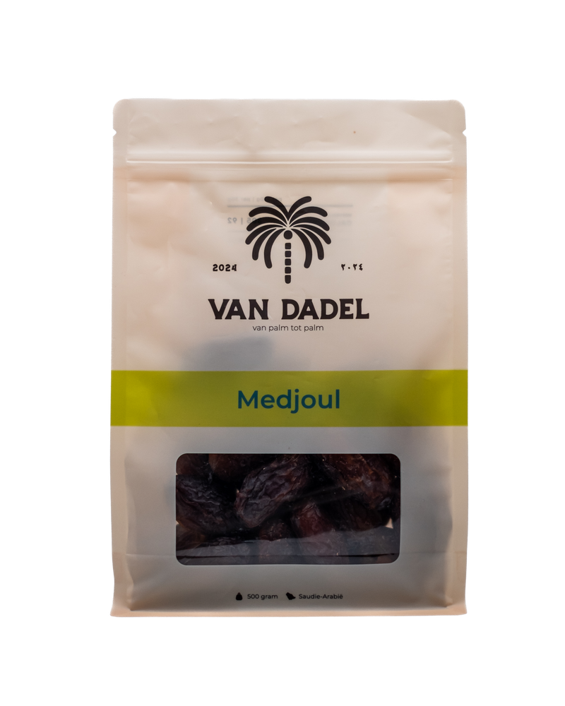 Premium Deelpakket met 4 verpakkingen Medjoul dadels
